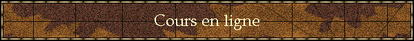 Cours en ligne